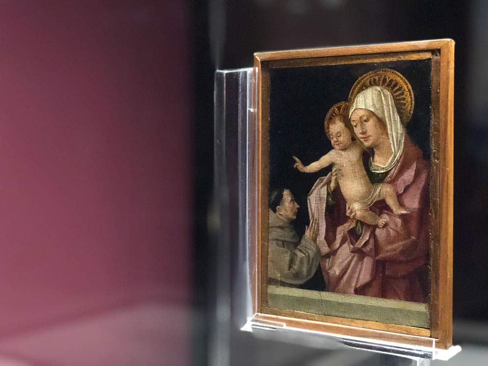 Da oggi la Tavola Bifronte di Antonello da Messina è esposta al Castello Ursino di Catania per la mostra di Sgarbi