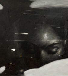 Omar Galliani's seductive drawings on display in Treviso