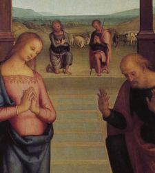 L'Adorazione dei Pastori del Perugino se ne va in trasferta natalizia a Milano
