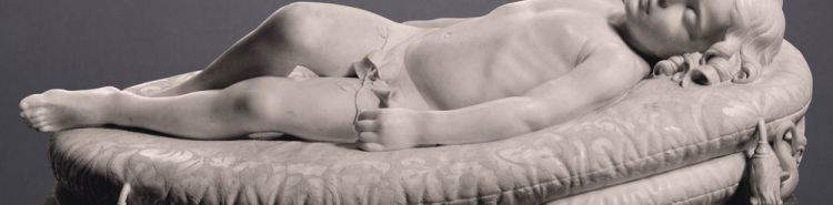 Sleeping children in purist art from Giovanni Dupr&Atilde;&copy; to Tito Sarrocchi