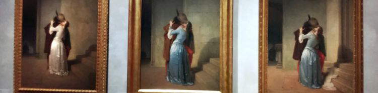 Der Kuss von Francesco Hayez: wie viele und welche Versionen gibt es?