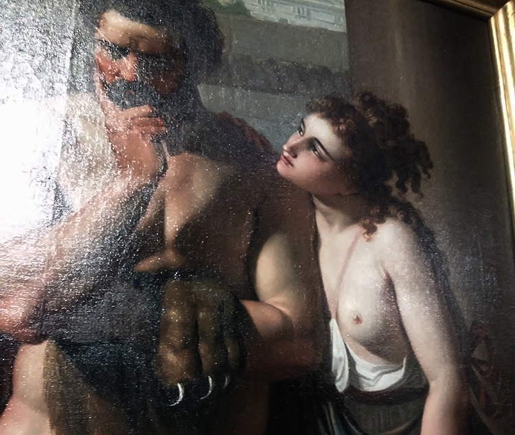 Giovanni De Min, Hércules en la encrucijada, detalle