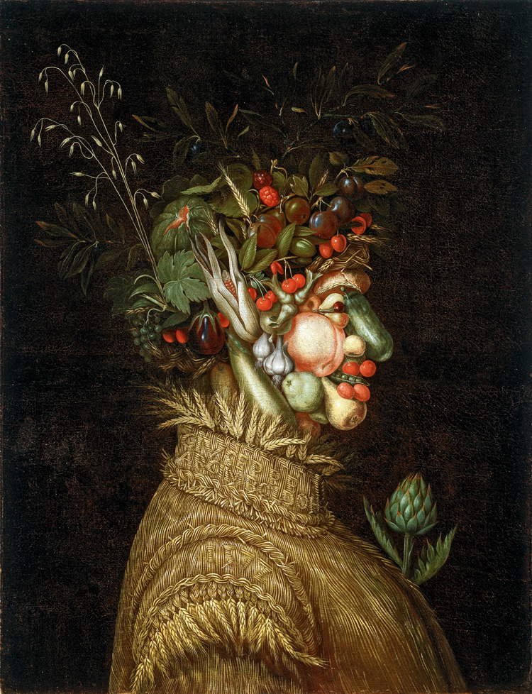 The bizarre charm of Arcimboldo's works, on display in Rome