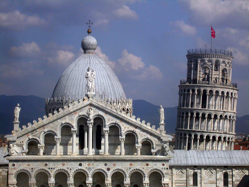 Pisa, la facciata del Duomo