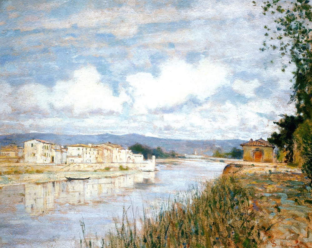 Telemaco Signorini, Limite sull'Arno