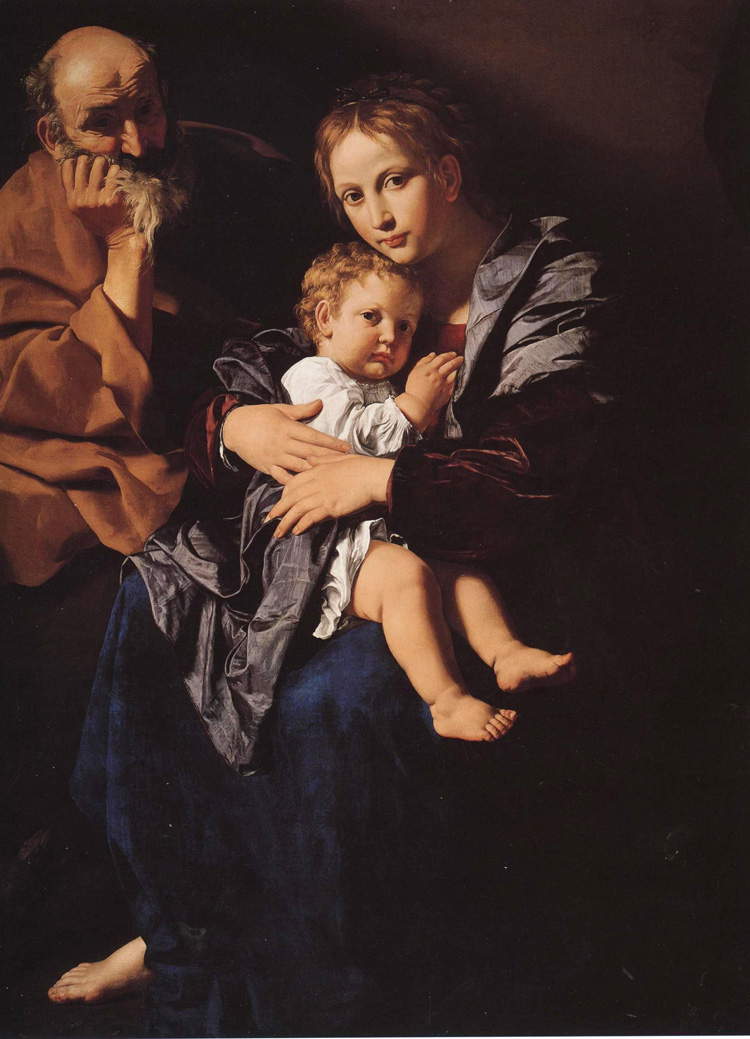 Bartolomeo Cavarozzi, Sacra famiglia (Torino, Collezione privata)