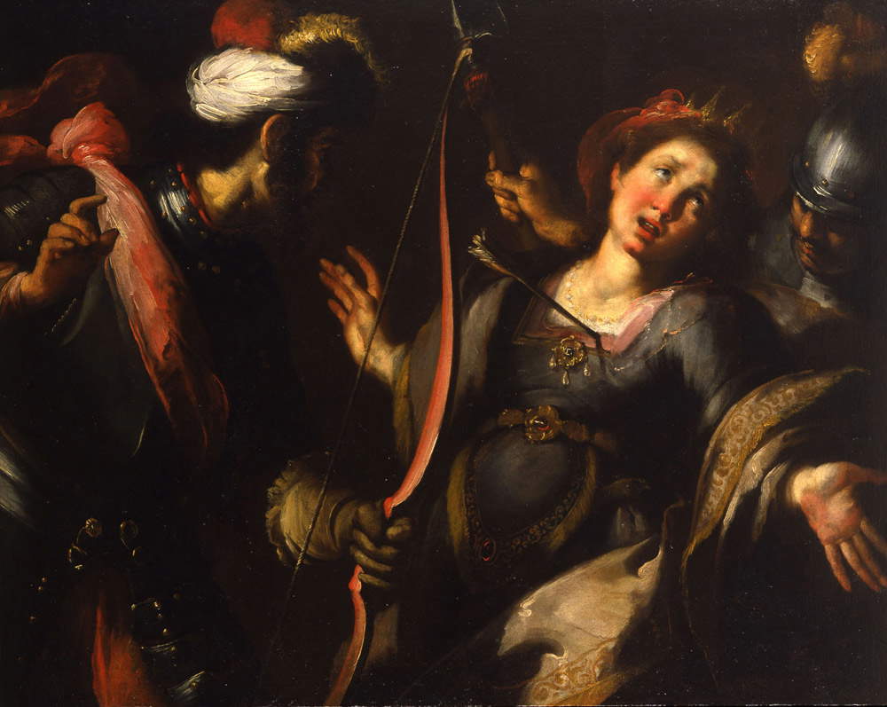 Bernardo Strozzi, Martirio di santÂ’Orsola (1615-1618, olio su tela, 104 x 130 cm; Collezione privata. Courtesy Robilant+Voena)