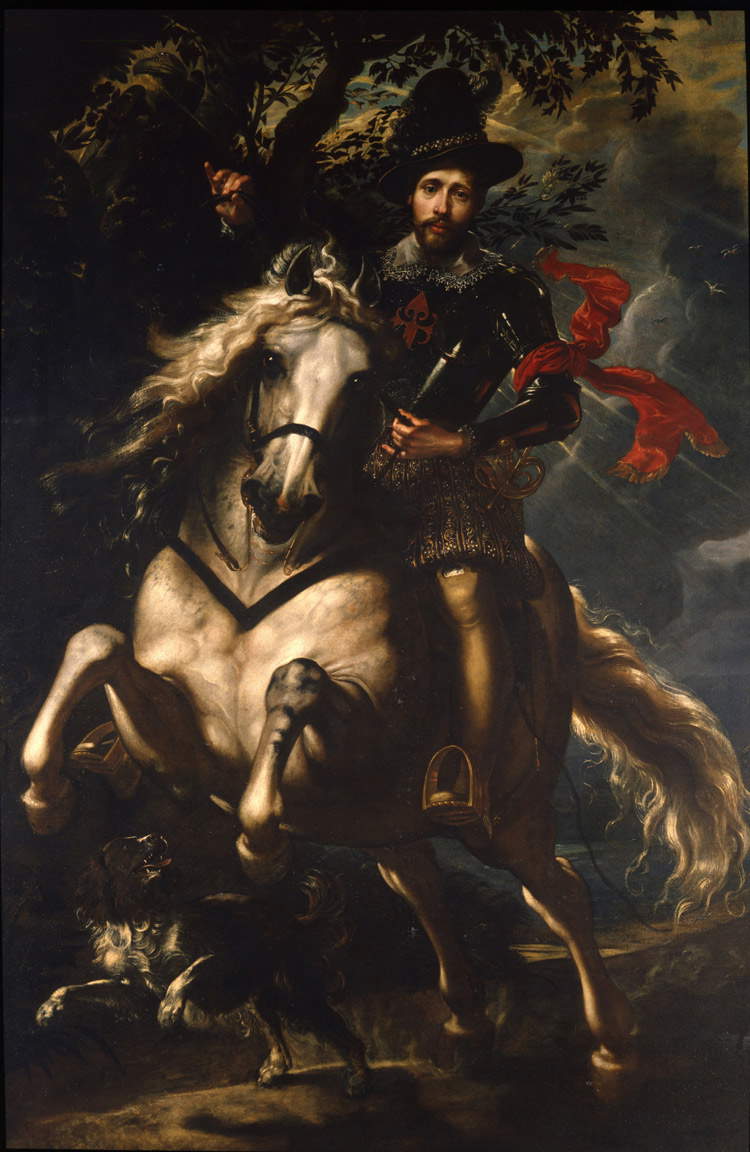 Pieter Paul Rubens, Giovan Carlo Doria a cavallo (1606; olio su tela, 265 x 188 cm; Genova, Galleria Nazionale della Liguria a Palazzo Spinola)