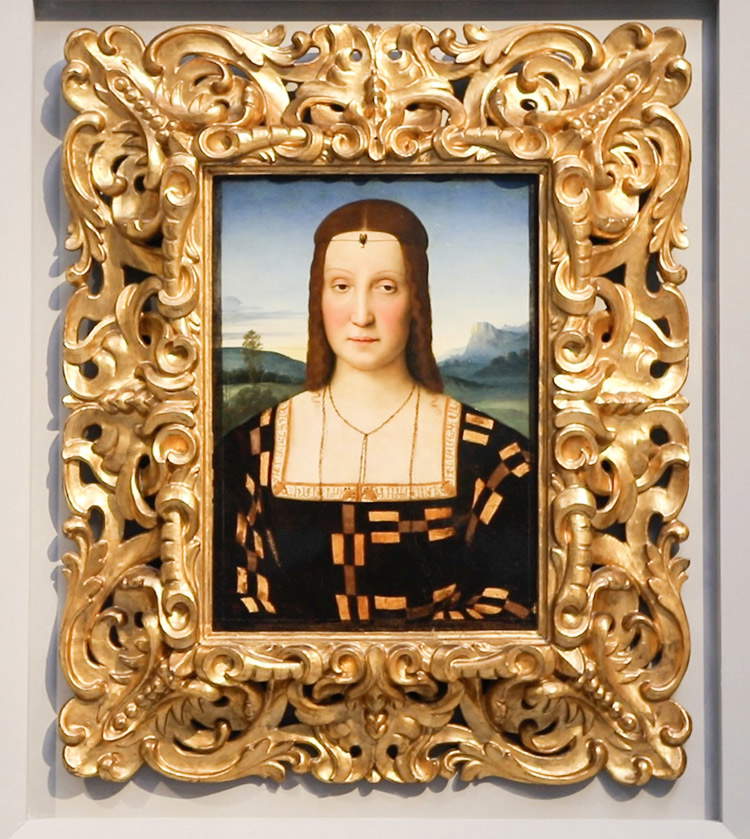 Raffaello, Ritratto di Elisabetta Gonzaga. Ph. Credit Finestre sull'Arte
