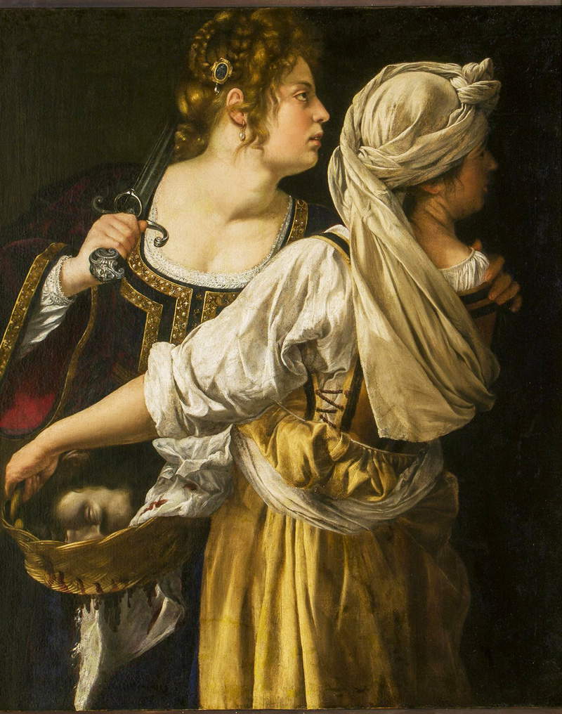 Artemisia Gentileschi, Giuditta  e la fantesca Abra