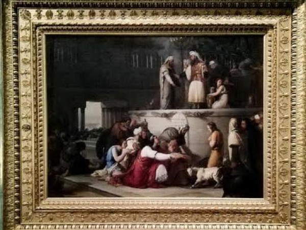 Francesco Hayez, Purificazione del tempo fatta da Ezechia