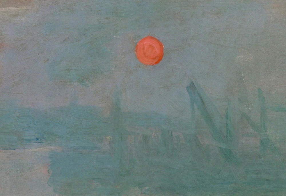 Claude Monet, Impression: soleil levant, dettaglio
