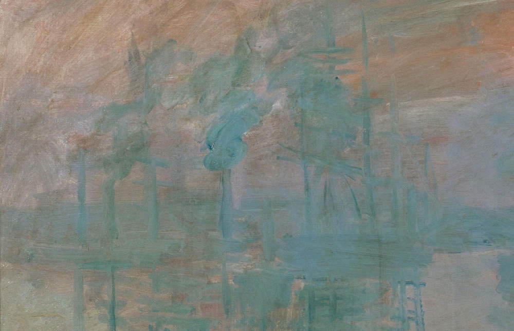 Claude Monet, Impression: soleil levant, dettaglio