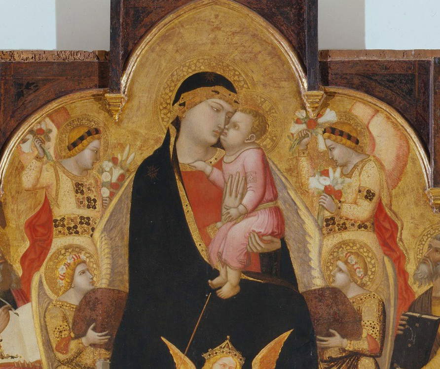 MaestÃ  di Massa Marittima, la Madonna, il Bambino e gli angeli
