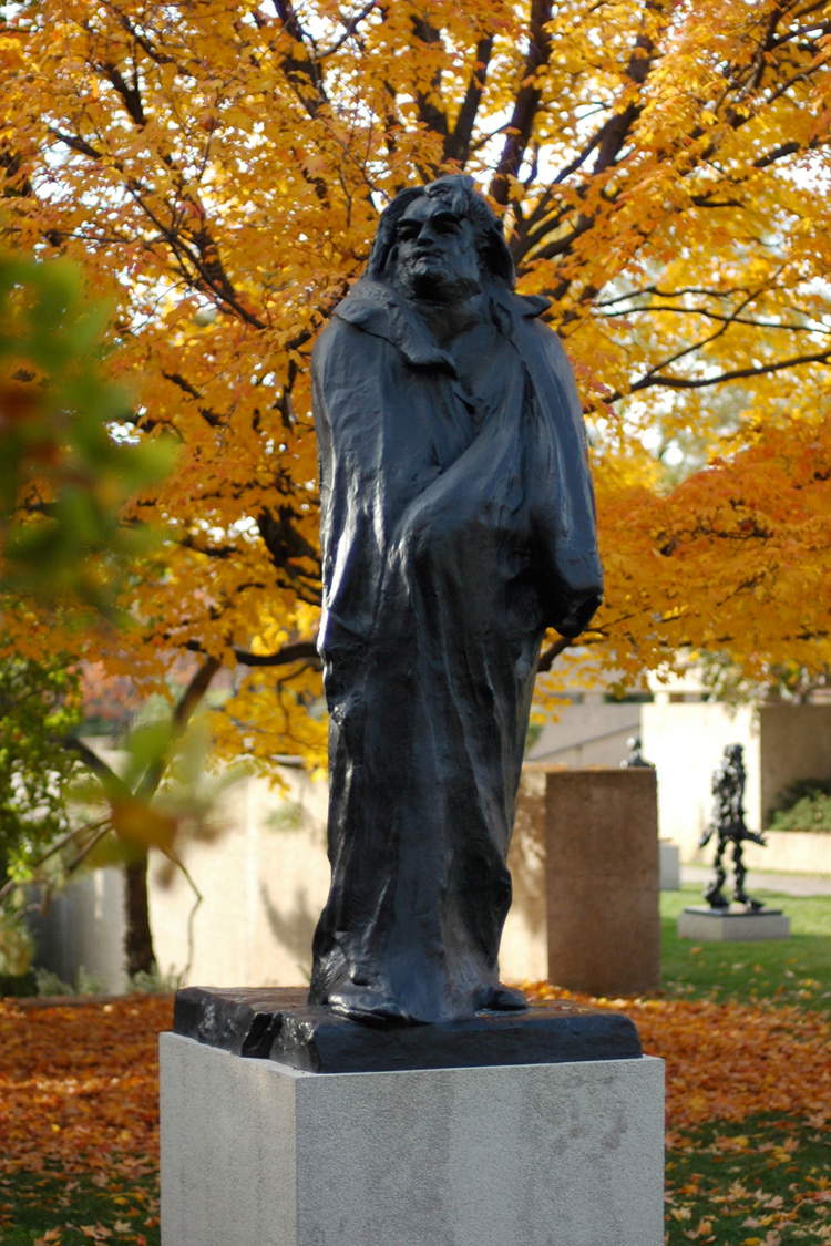 Auguste Rodin, Monumento a HonorÃ© Balzac (1898, fusione del 1935; bronzo, 270 x 120,5 x 128 cm; Parigi, MusÃ©e Rodin - giardini)