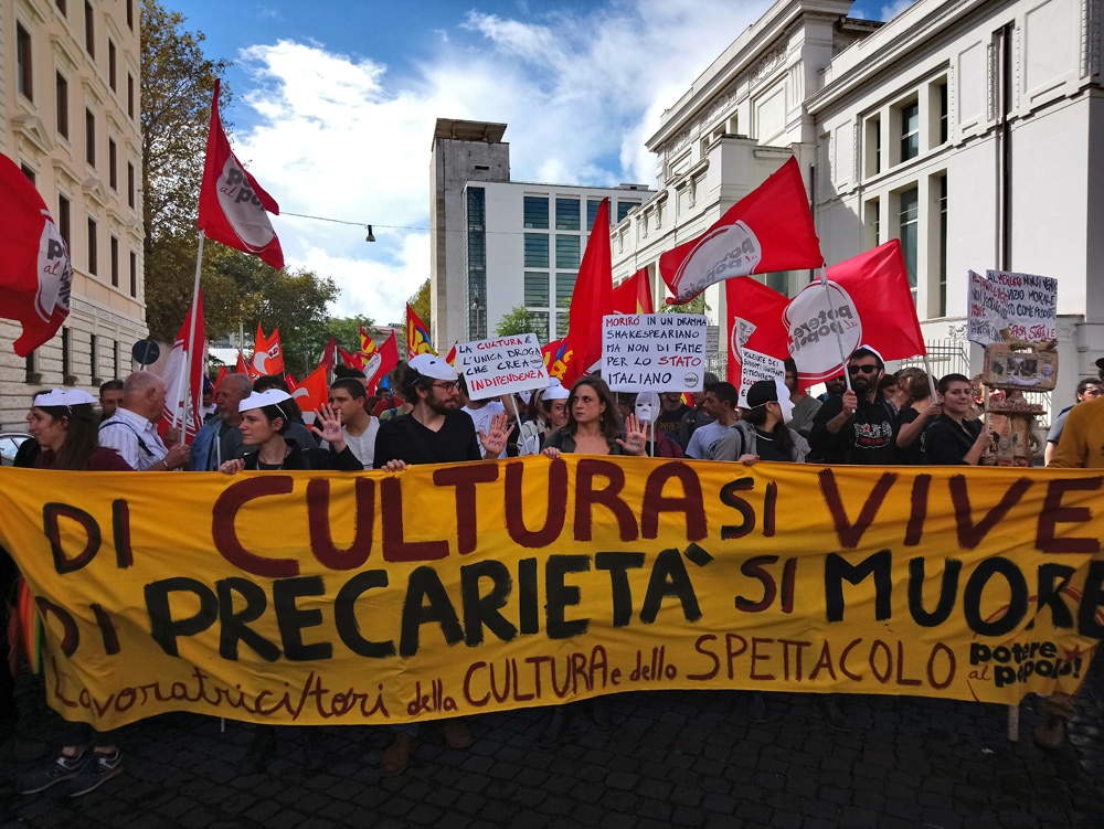 Momenti della manifestazione per la cultura del 6 ottobre