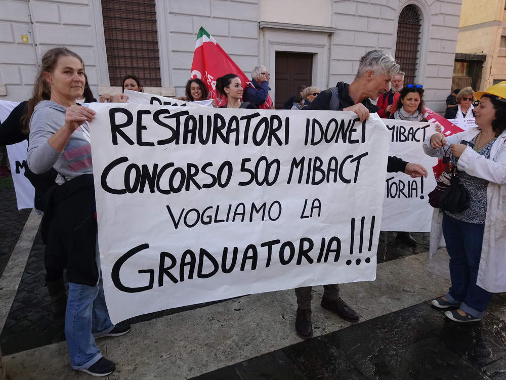 Momenti della manifestazione per la cultura del 6 ottobre