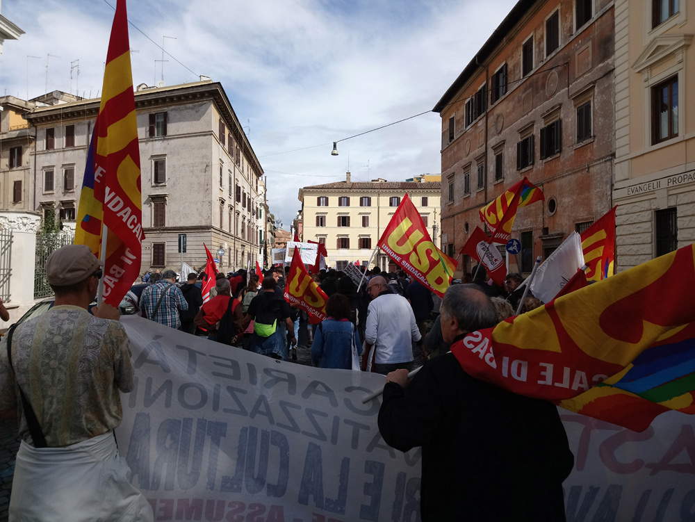 Momenti della manifestazione per la cultura del 6 ottobre