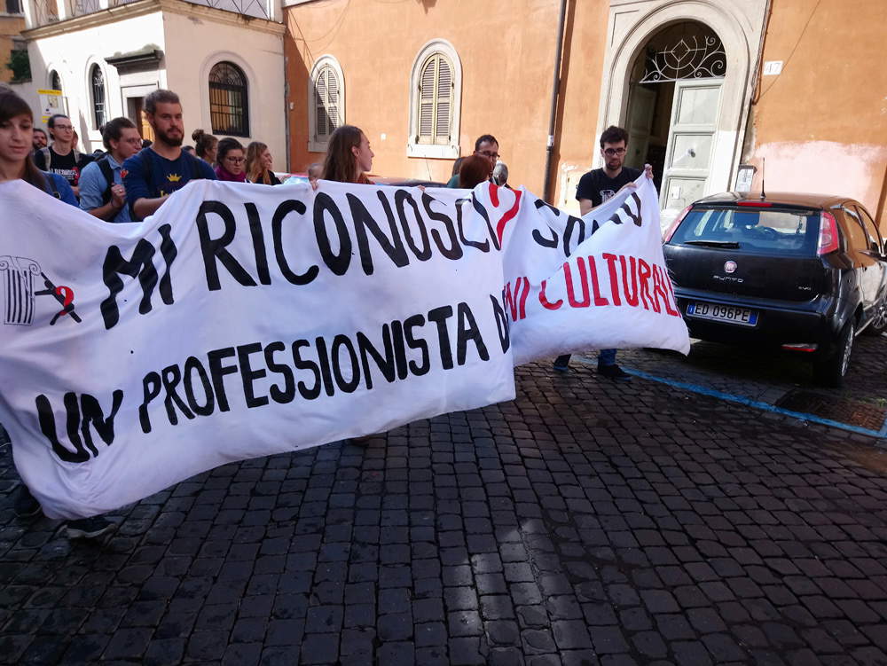 Momenti della manifestazione per la cultura del 6 ottobre