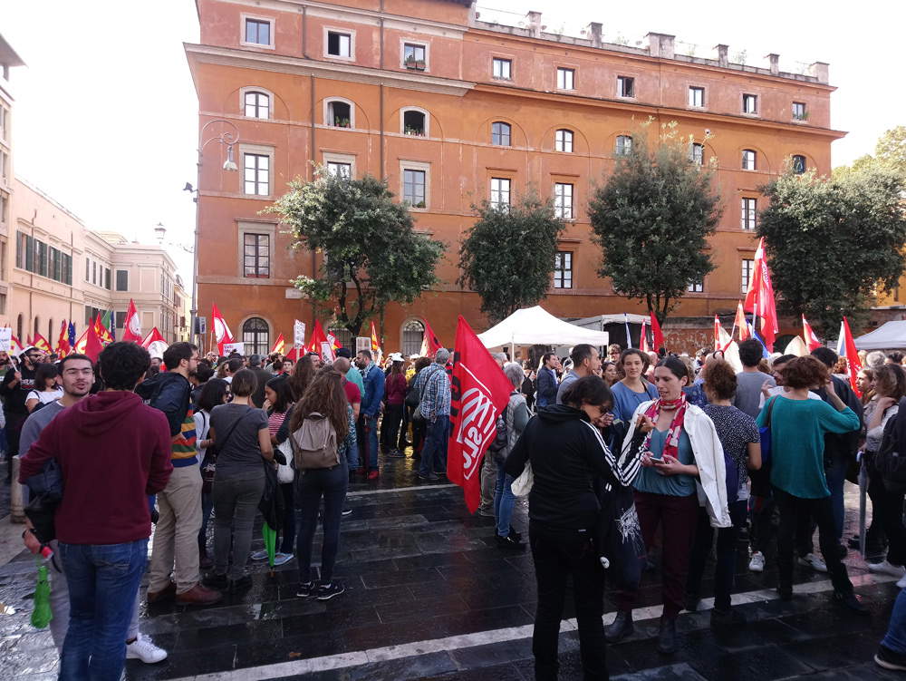 Momenti della manifestazione per la cultura del 6 ottobre