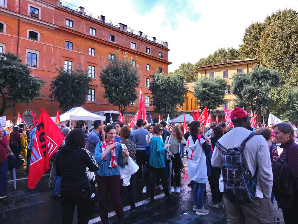 Momenti della manifestazione per la cultura del 6 ottobre