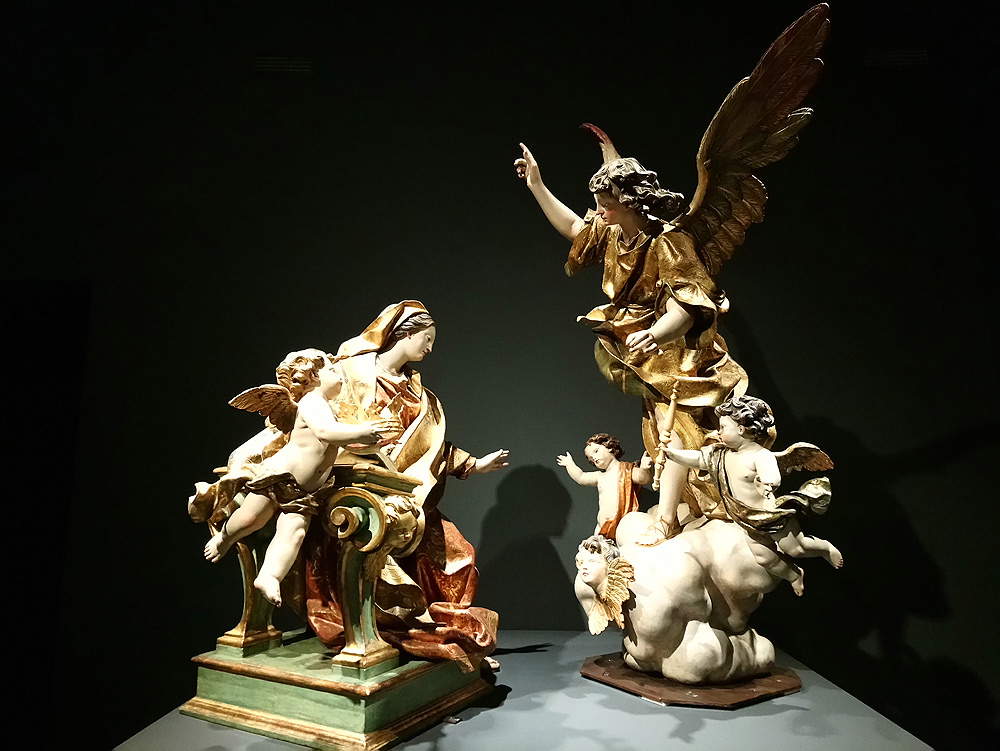 Immagini dalla mostra Maragliano 1664-1739. Lo spettacolo della scultura in legno a Genova