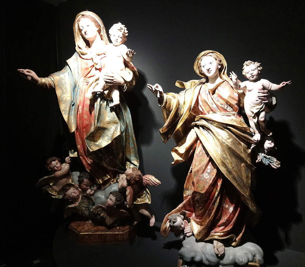 Immagini dalla mostra Maragliano 1664-1739. Lo spettacolo della scultura in legno a Genova