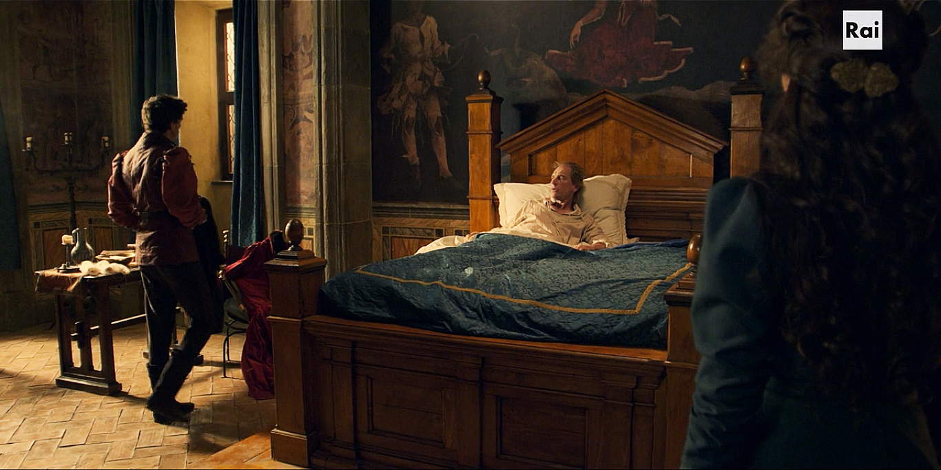 Fiction: la camera di Piero de' Medici nel palazzo di famiglia (Firenze)
Fiction: la camera di Piero de' Medici nel palazzo di famiglia (Firenze)