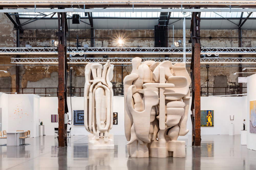 Art DÃ¼sseldorf 2018, Tony Cragg, Areal BÃ¶hler, DÃ¼sseldorf. Ph. Credit Sebastian DrÃ¼en
