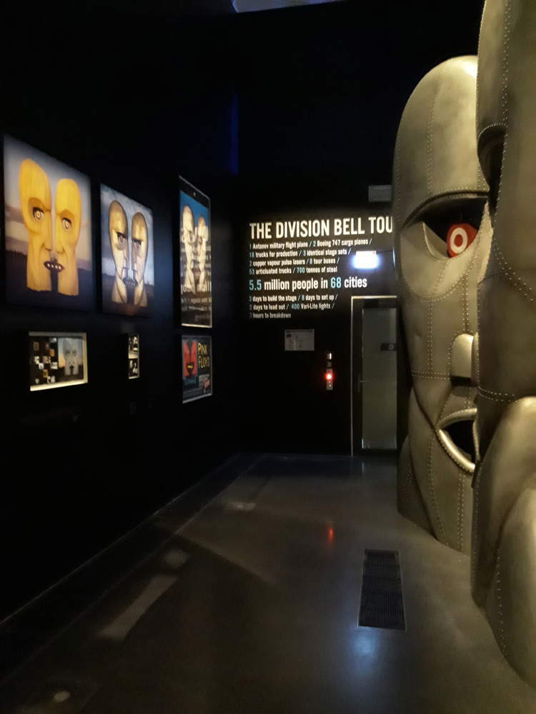 Immagini dalla mostra Pink Floyd Exhibition: Their Mortal Remains a Dortmund. Ph. Credit Francesca Della Ventura
