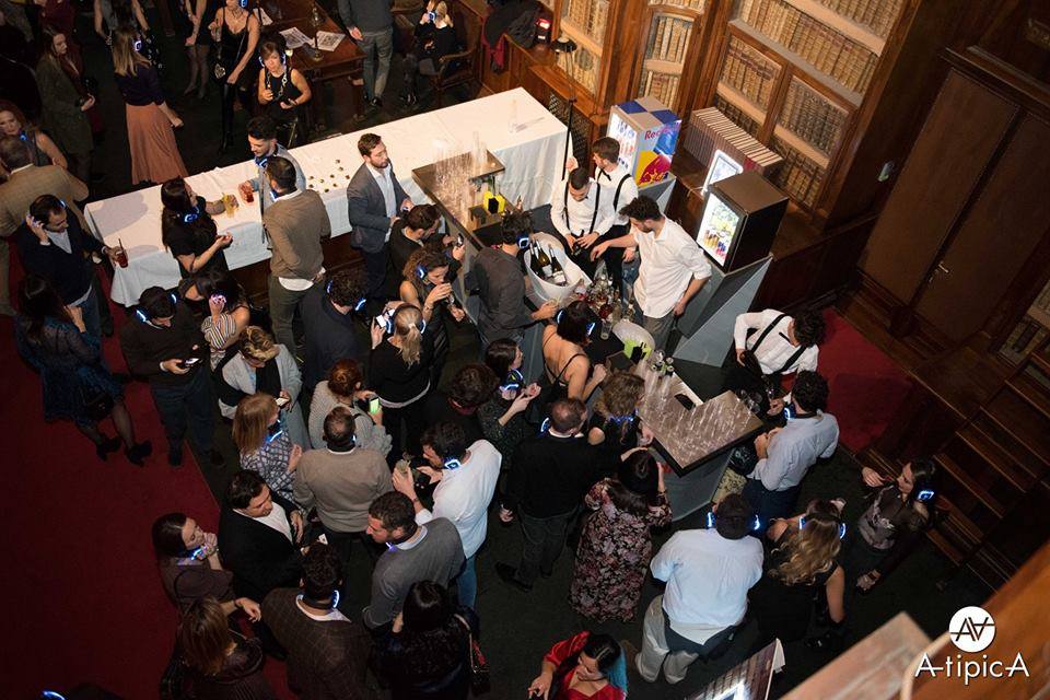 The silent party at the Angelica Library in Rome