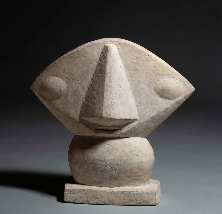 Alberto Giacometti, T&ecirc;te (1929 - 1930; gesso, 28,8 x 30 x 8,5 cm; Collection Centre Pompidou, Paris Mus&eacute;e national d&rsquo;art moderne - Centre de cr&eacute;ation industrielle).  Copyright: &copy; Alberto Giacometti Estate, by SIAE 2018
