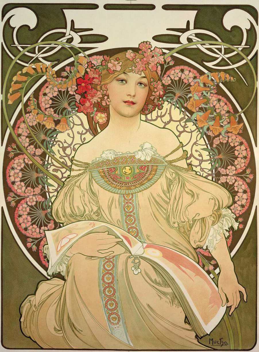 An exhibition on Alphonse Mucha in Bologna, with works coming to Italy for the first time