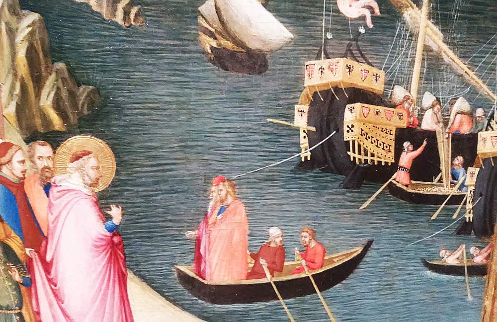 Bari: two Digital Art Works by Ambrogio Lorenzetti at the Basilica of San Nicola