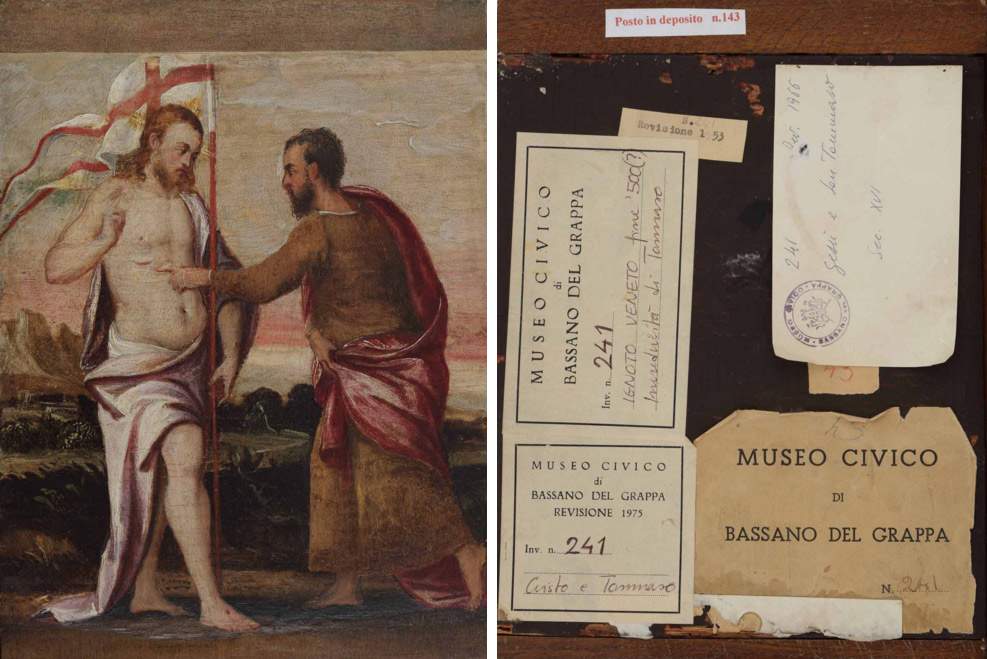 A Bassano, una mostra vi fa vedere il... retro delle opere d'arte, da Hayez a Canova e non solo