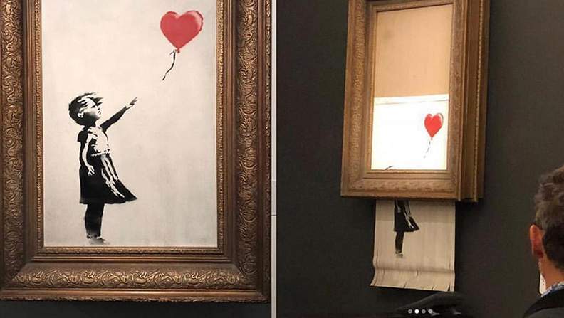 Banksy, l'opera distrutta sarà esposta in Germania in un tour tra diversi musei