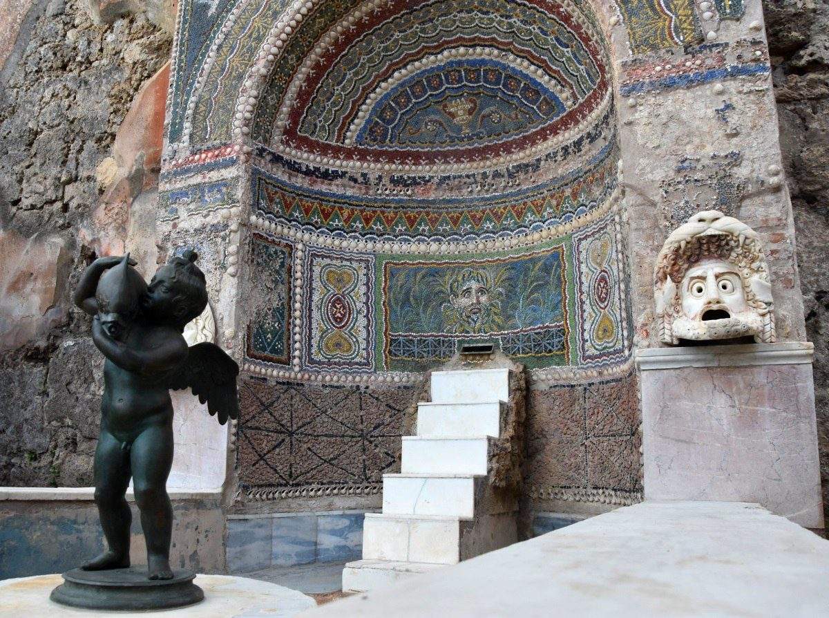 Pompéi, la Maison de la Grande Fontaine, la Maison de l'Ancre et le Temple d'Isis rouvrent après restauration