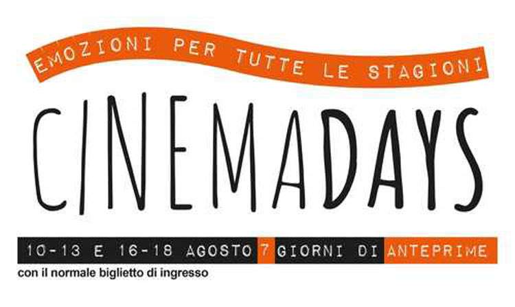 Seven days of cinema premieres in August with CinemaDays