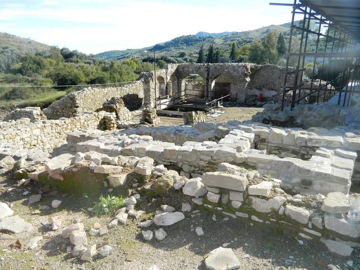 A 15th-century Franciscan convent discovered in Calabria. It was buried underground