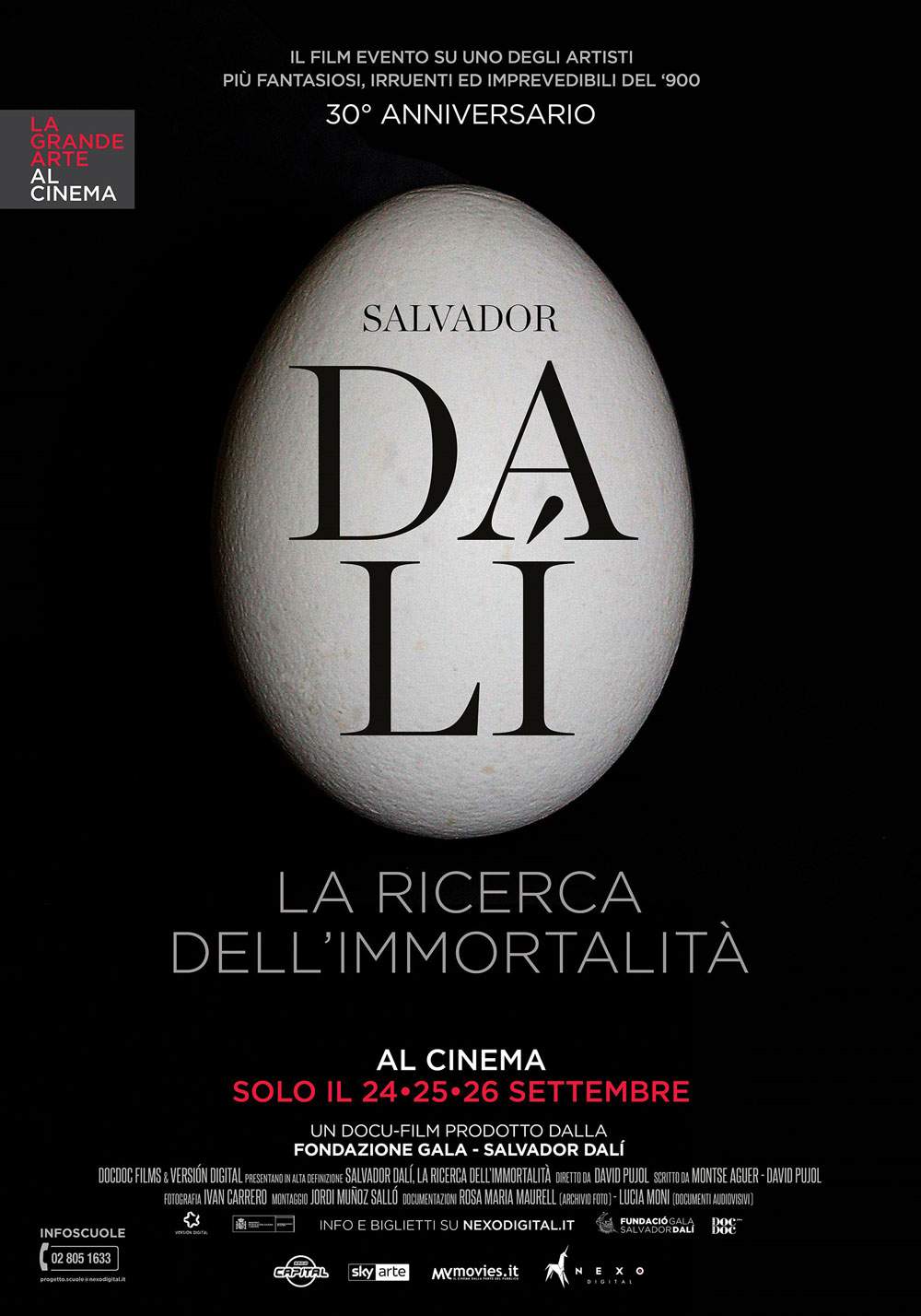 Il nuovo cartellone 2018 de La Grande Arte al Cinema si apre con Dalí