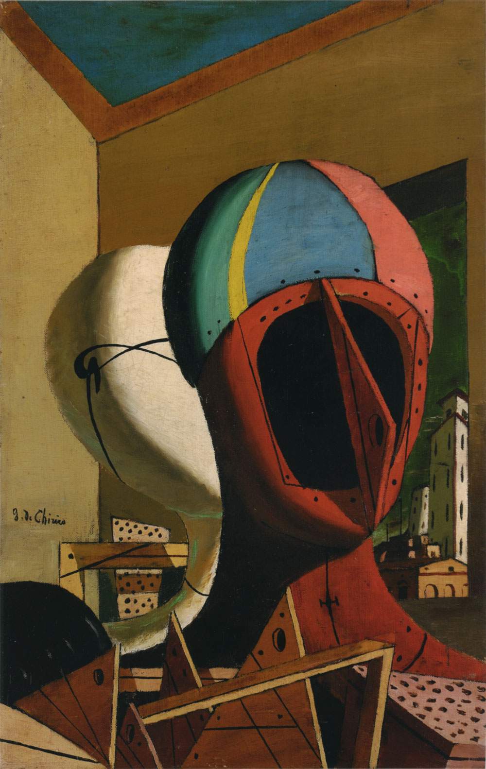 De Chirico works from the Cerruti collection on display at Rivoli Castle
