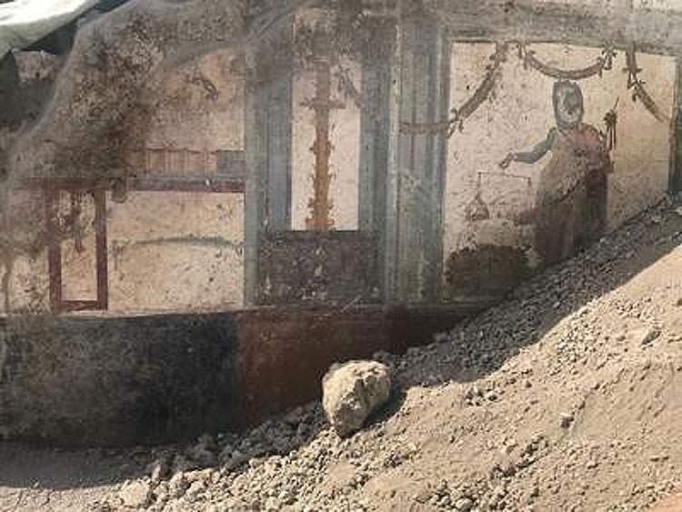 Nuova scoperta a Pompei: una domus con un affresco di Priapo