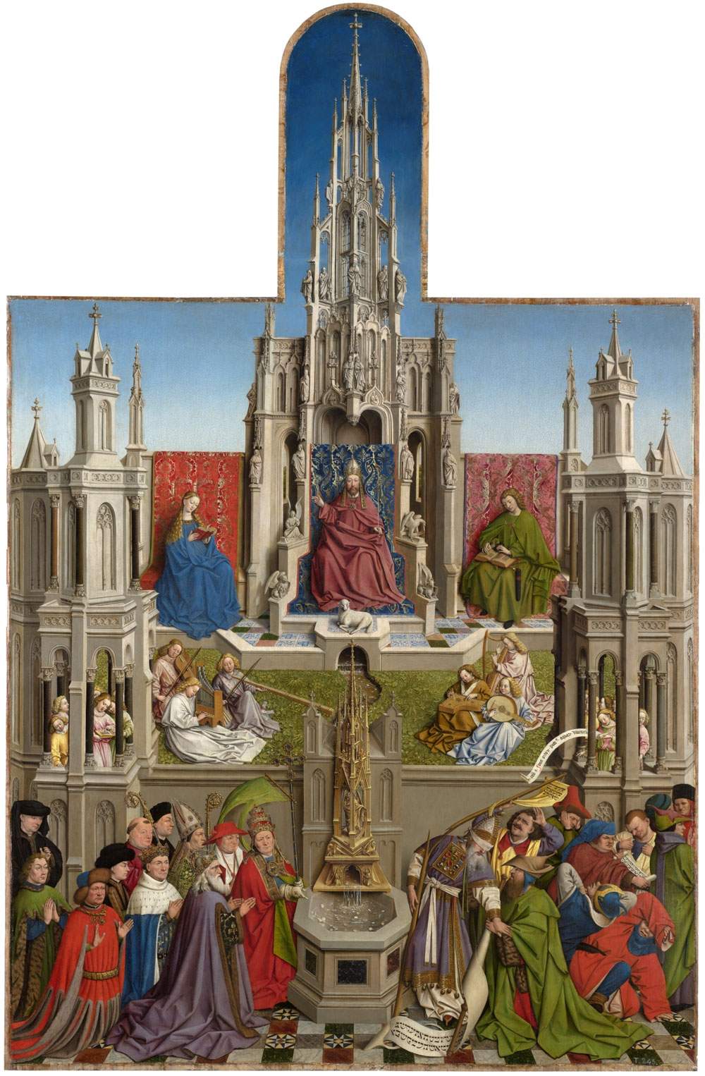 The Fuente de la Gracia is shown restored at the Prado Museum