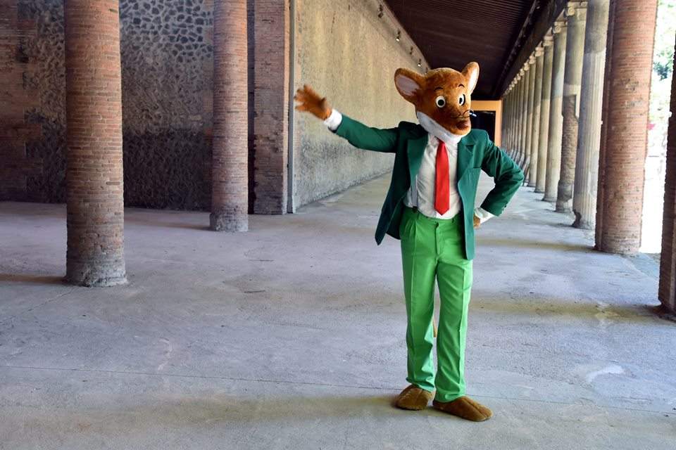 Geronimo Stilton in Pompeii for educational project