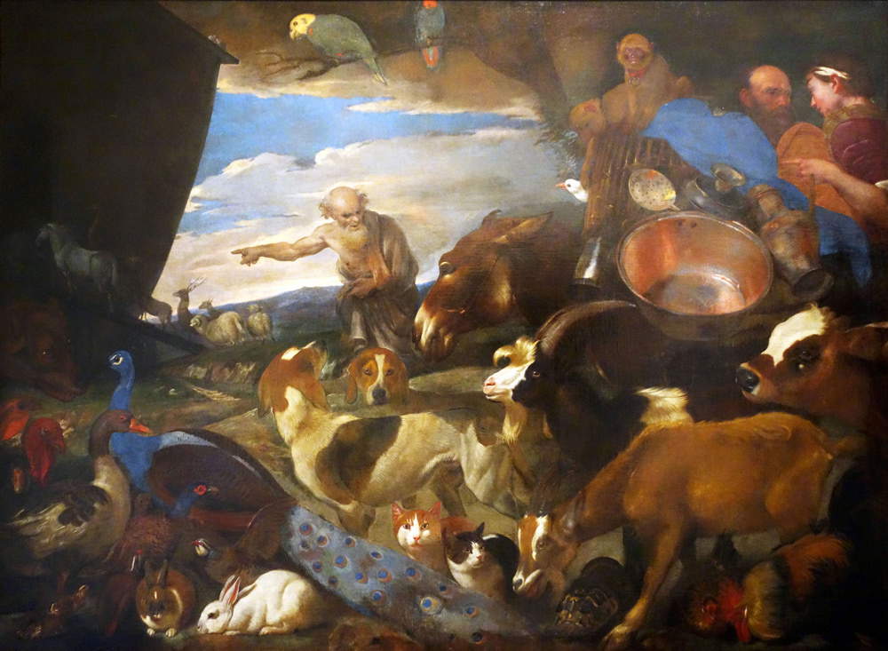 Giovanni Benedetto Castiglione detto il Grechetto, L'arca di No&egrave; (1650 circa)
