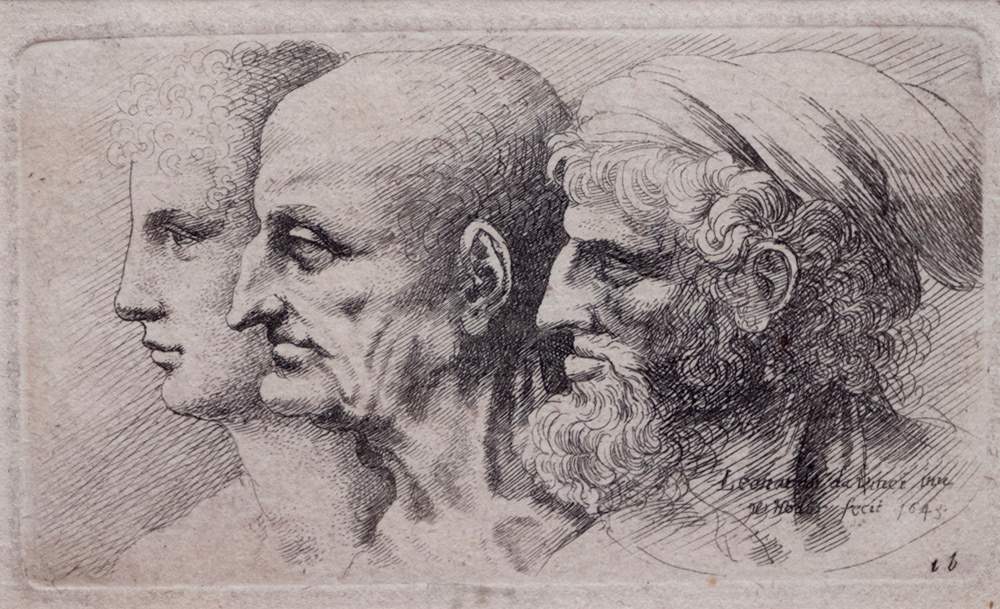 Leonardo da Vinci disegnato da Hollar: con le incisioni inedite via all'attività espositiva della Fondazione Pedretti