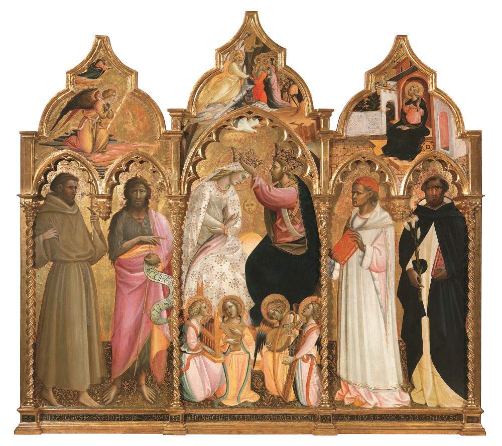 Le troisième rendez-vous des restaurations récentes sera consacré à la restauration du Couronnement de la Vierge et des Saints de Giovanni dal Ponte.