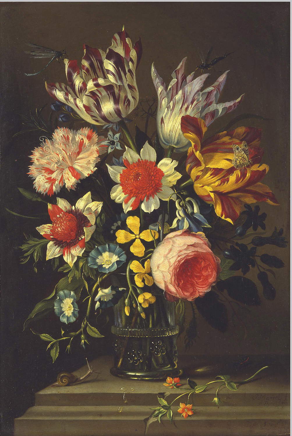 Jacob Marrell, Fiori (1655; olio su rame, 36,5x25 cm; Siena, Pinacoteca Nazionale, Inv. 483) Jacob Marrell, Fiori (1655; olio su rame, 36,5x25 cm; Siena, Pinacoteca Nazionale, Inv. 483)