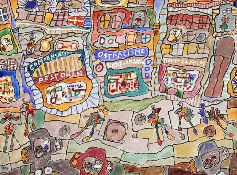 For the first time in Italy a major exhibition on Jean Dubuffet. In Reggio Emilia