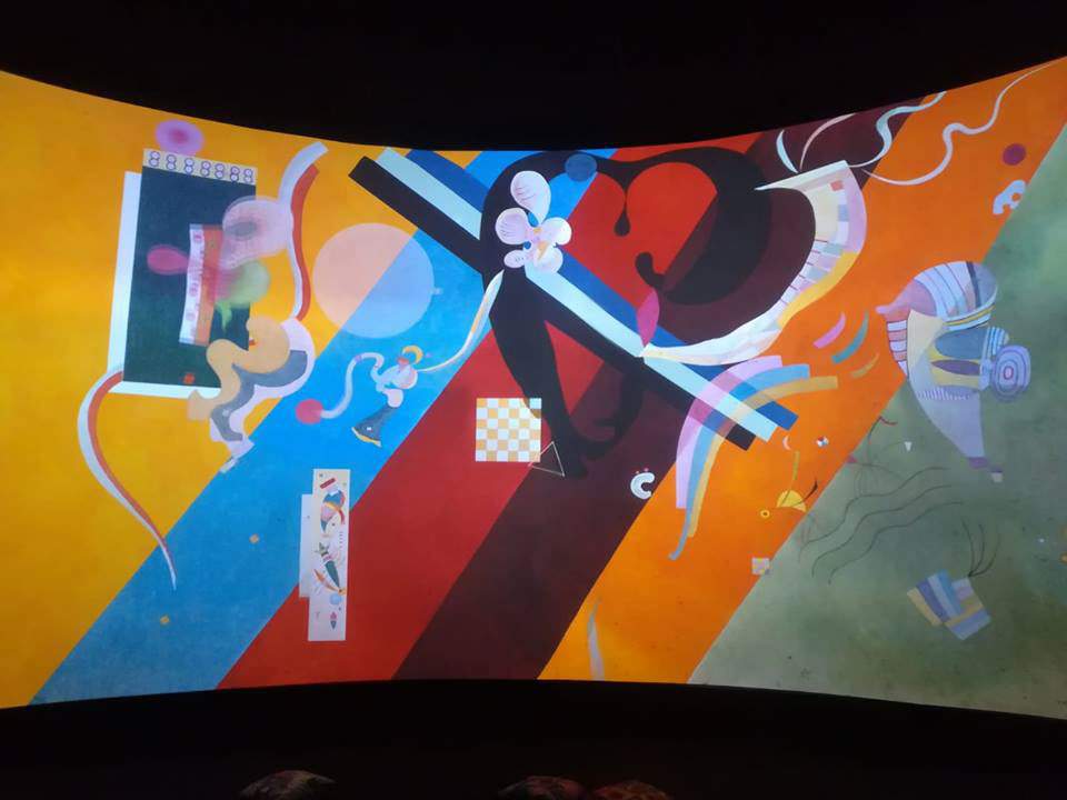 Kandinsky's art is on stage in a multimedia show in Montecatini Terme